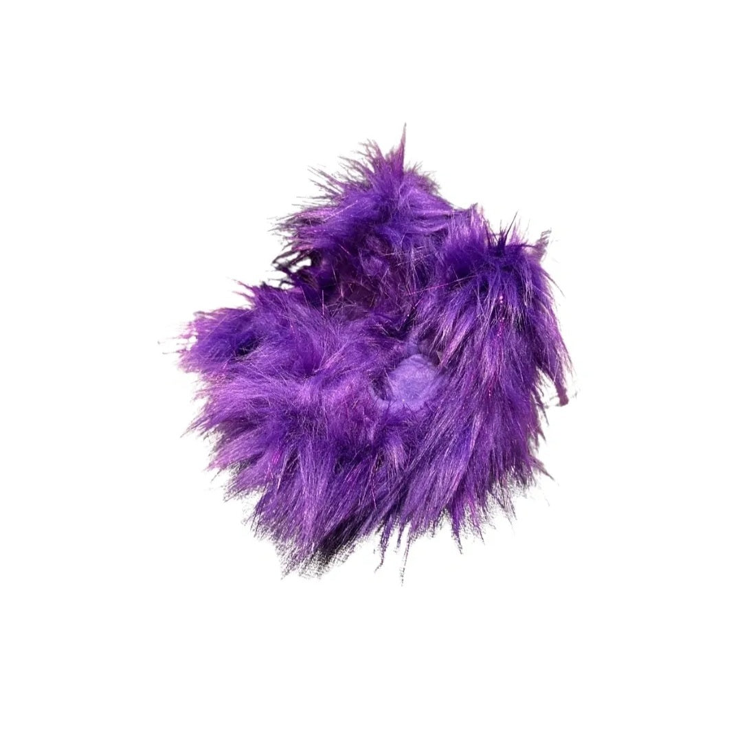 Shaggy Purple with Gold Glitter Crazy Fur Soakers